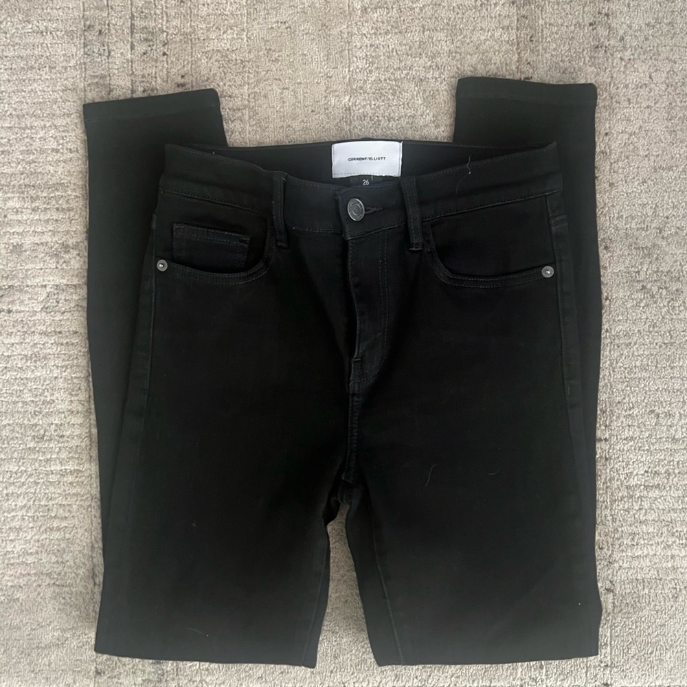 CURRENT/ELLIOTT Women's Black Jeans in Size 26 - Picture 8 of 11